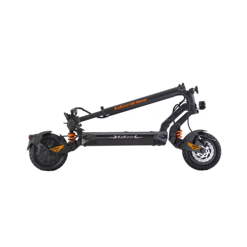 KuKirin G2 Master vista frontal com pneus off-road