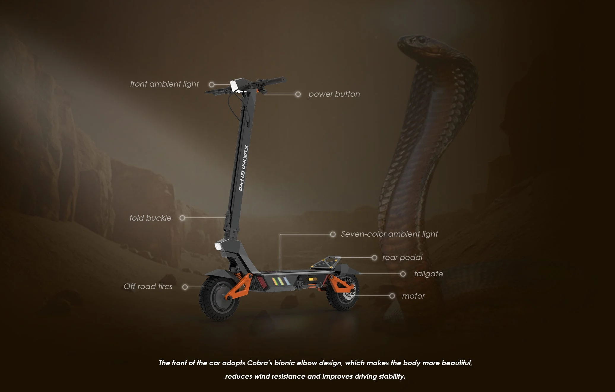 Scooter elétrica Kukirin G1 Pro