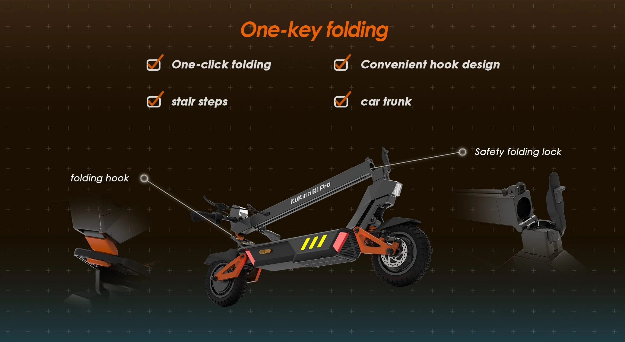 Scooter elétrica Kukirin G1 Pro