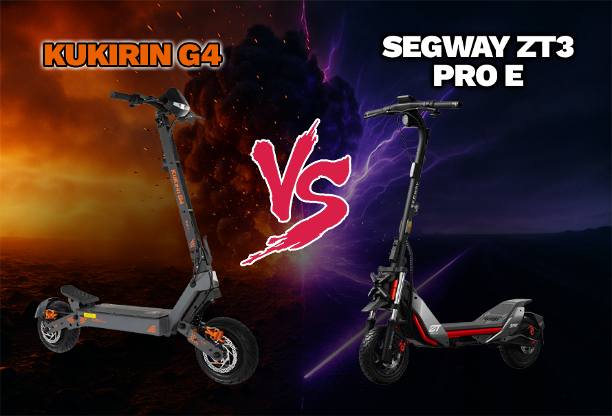 Comparativo trotinete elétrica: Kukirin G4 vs Segway ZT3 PRO E