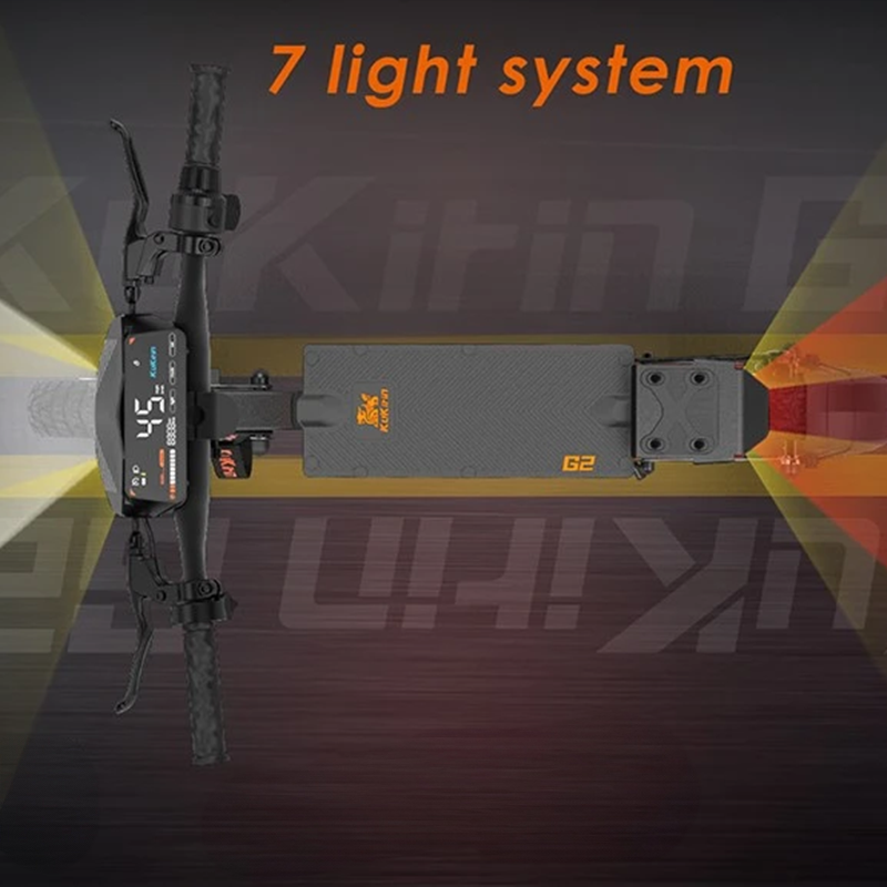Kukirin G2 com suspensão de braço oscilante