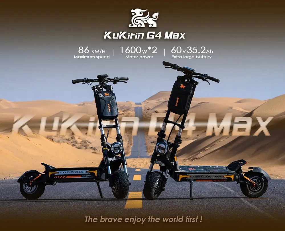 KuKirin G4 Max ecrã tátil