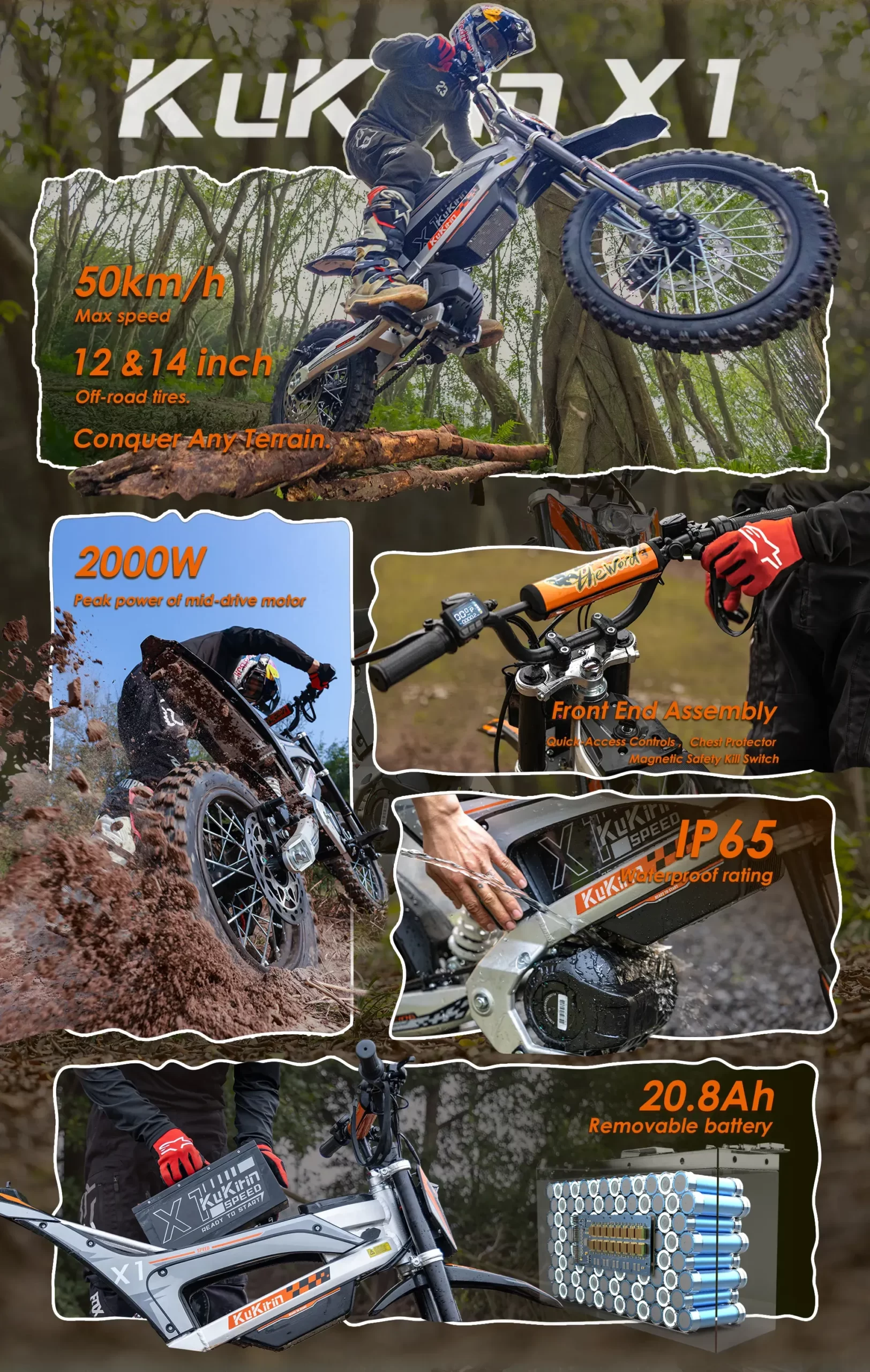 Loja oficial moto elétrica Kukirin X1