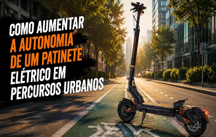 Como aumentar a autonomia de um patinete elétrico
