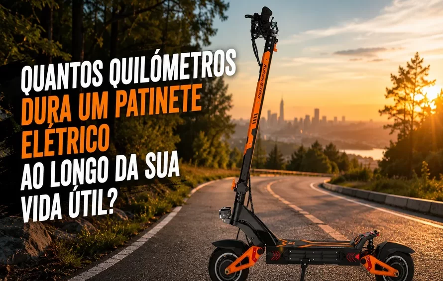 Quantos quilómetros dura um patinete