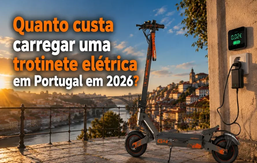 Quanto custa carregar uma trotinete em Portugal