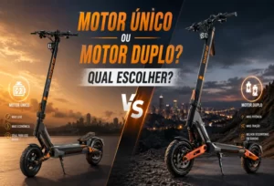 trotinete com motor único ou motor duplo