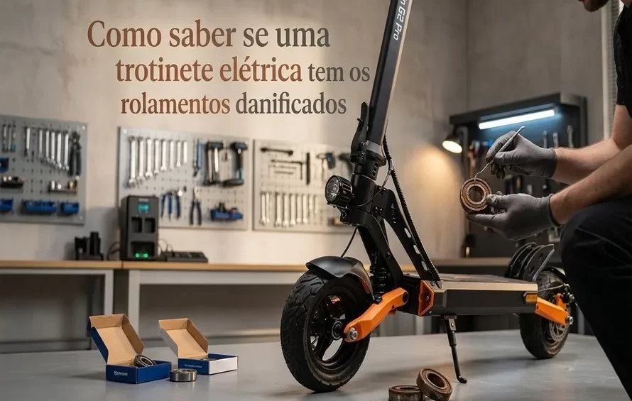 trotinete tem os rolamentos danificados